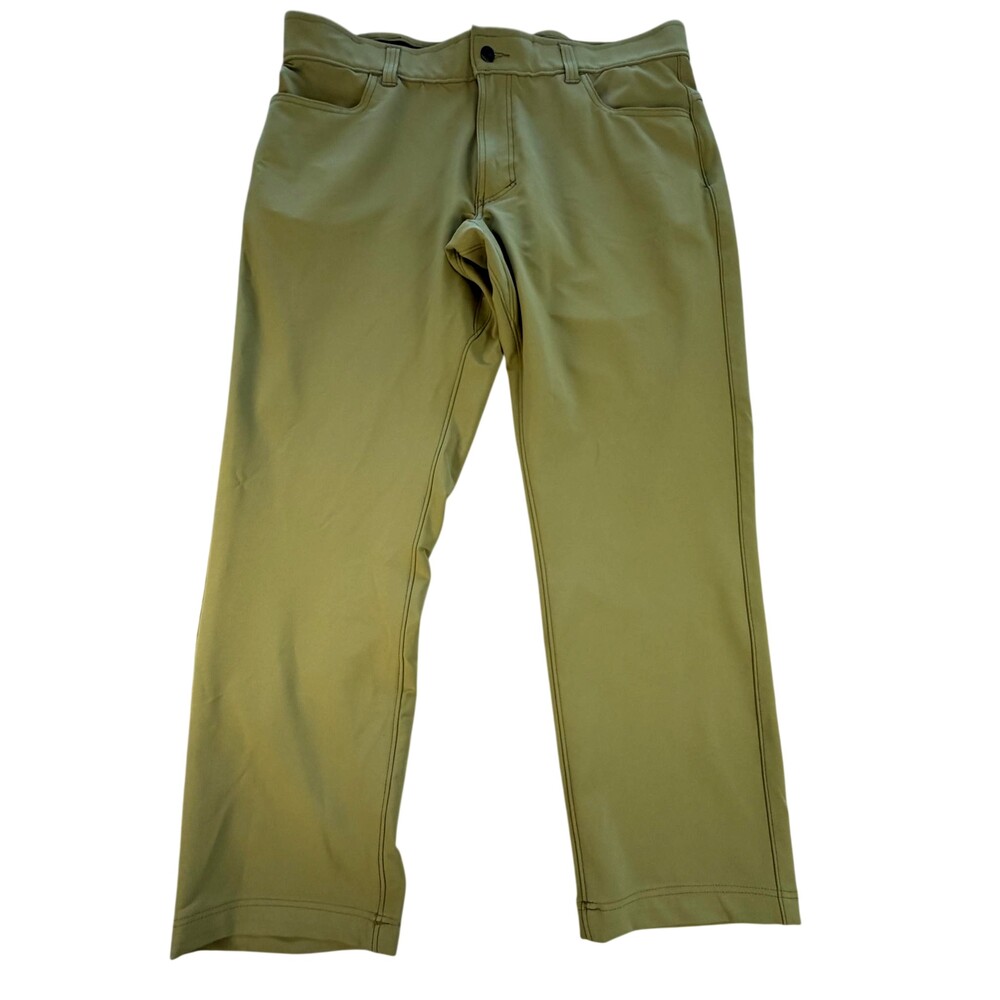 Origin Pants Mens FIT 38x29 Green Standard Straight Stretch Tech Chino Made USA